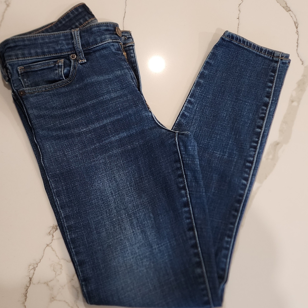 6/28 Lucky Brand Dark Blue Ava Skinny Jeans